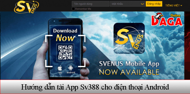 Hướng dẫn tải ứng dụng SV388 cho Android
